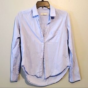 ☆HP☆ Abercrombie & Finch button up shirt size xs light blue